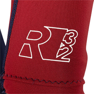Gul Mens Response 3/2mm Flatlock Back Zip Wetsuit RE1321-C1 - Red / Navy